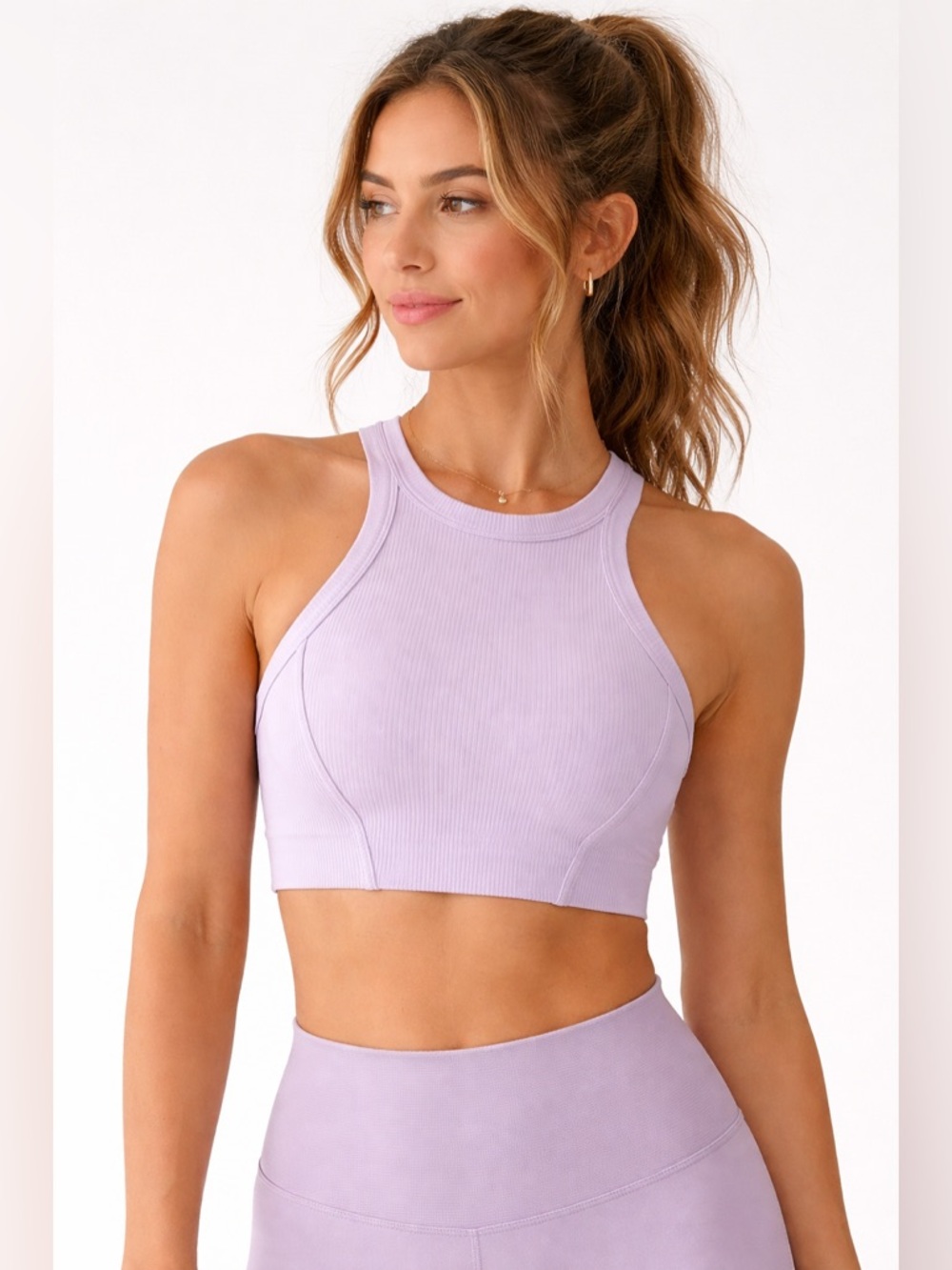 Lululemon| Ribbed Nulu High Neck Sports Bra